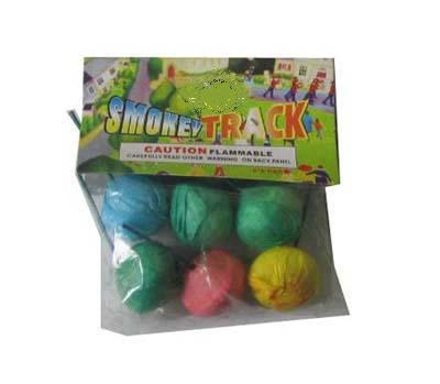 Color smoke balls